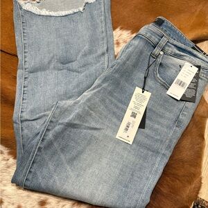 Liverpool Jeans Company Blue Flare Wide Leg Jeans